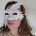 Masque " Des plumes de papier" - Ellybeth