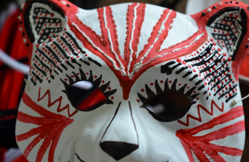 Masque "Tigre de Venise" - La Fabutineuse - étape 1