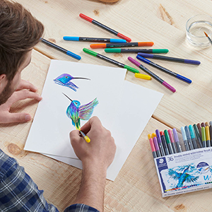 Crayons et feutres pour dessiner et colorier - Loisirs créatifs