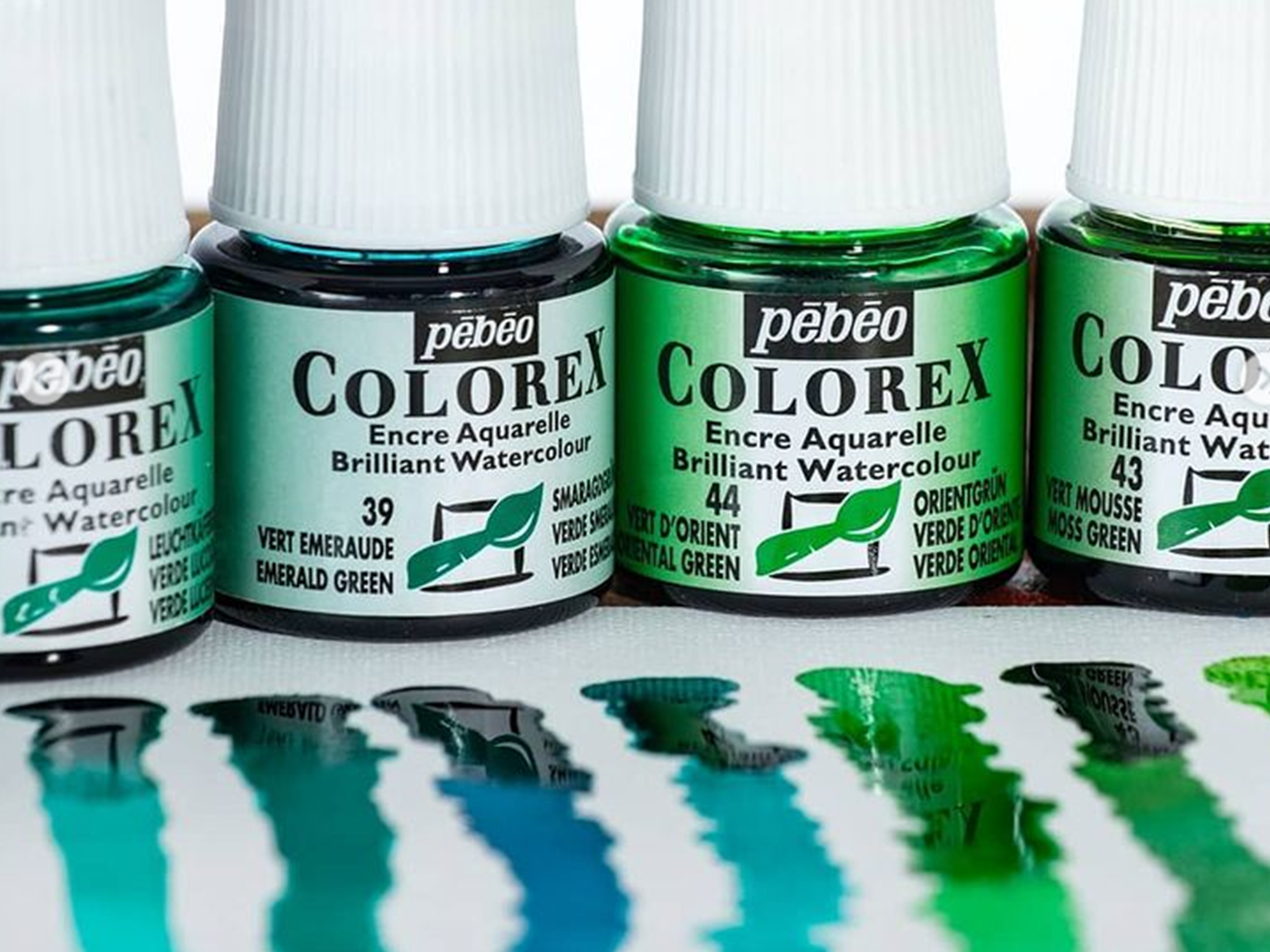 L'encre aquarelle Colorex de Pébéo - La grande maison des arts créatifs