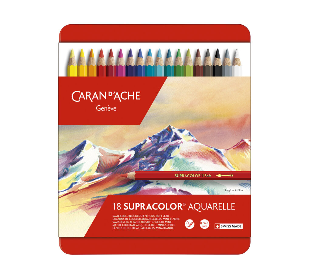 Boîte-fermée-Crayons-Supracolor-Caran-D'Ache