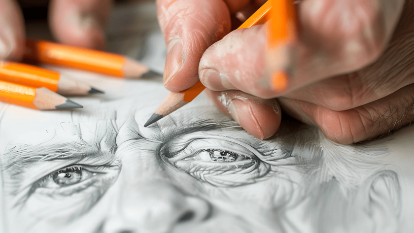 dessin réaliste, l'art du portrait vivant