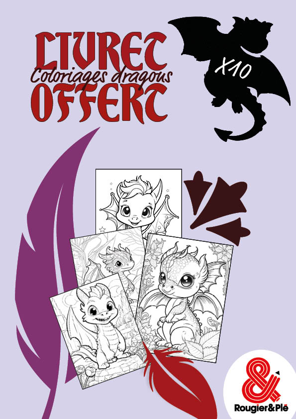 Coloriages à imprimer dragon