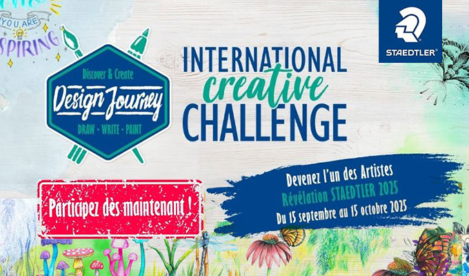 Concours international creative challenge Design Journey Staedtler