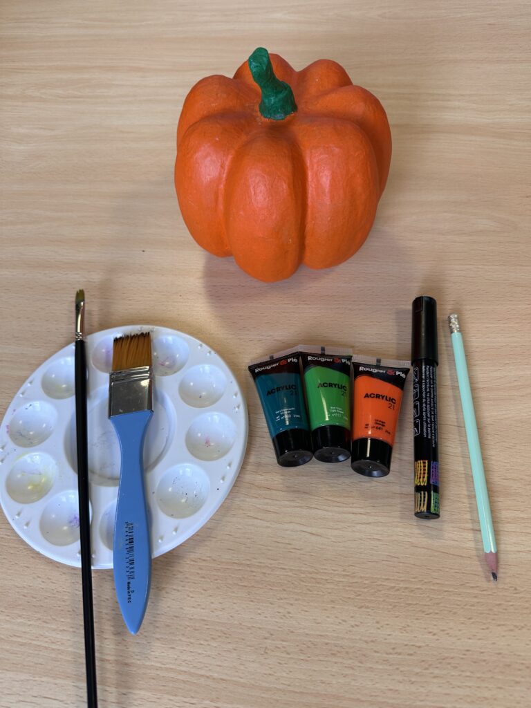 citrouille halloween originale : matériel