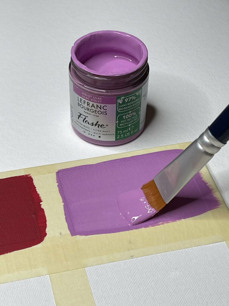 flashe biosourcée violet lilas