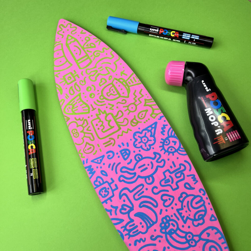planche doodle posca
