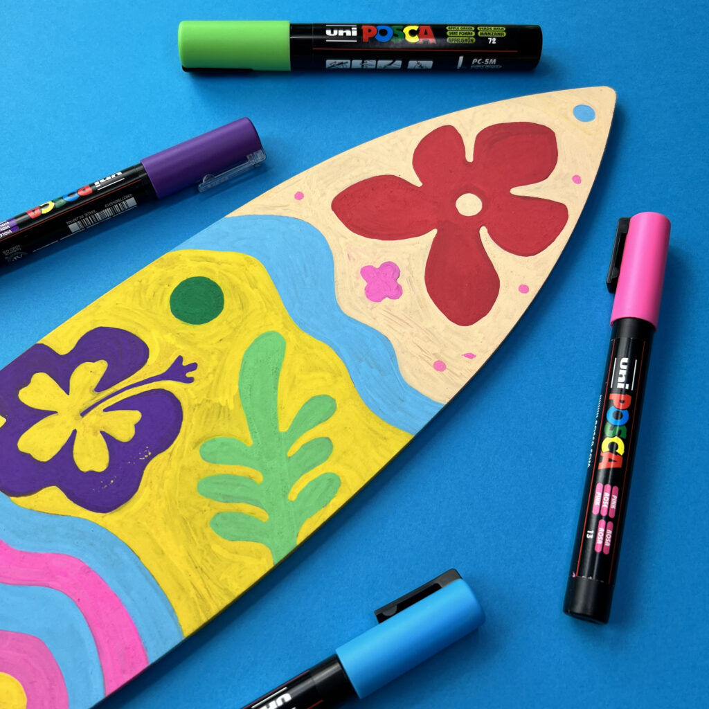 planche Hawaii posca