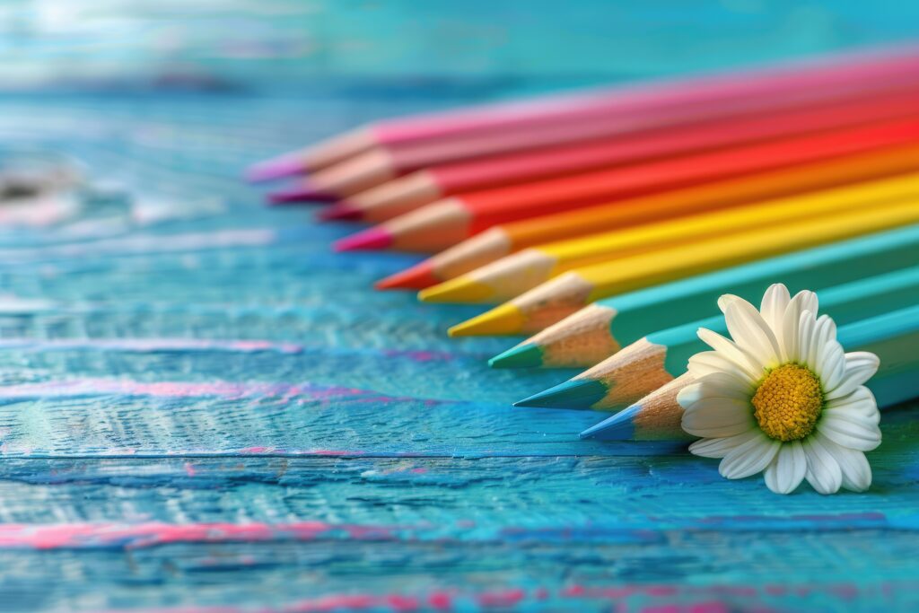crayons de couleurs