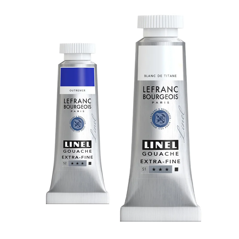 marque française lefranc bourgeois gouache linel