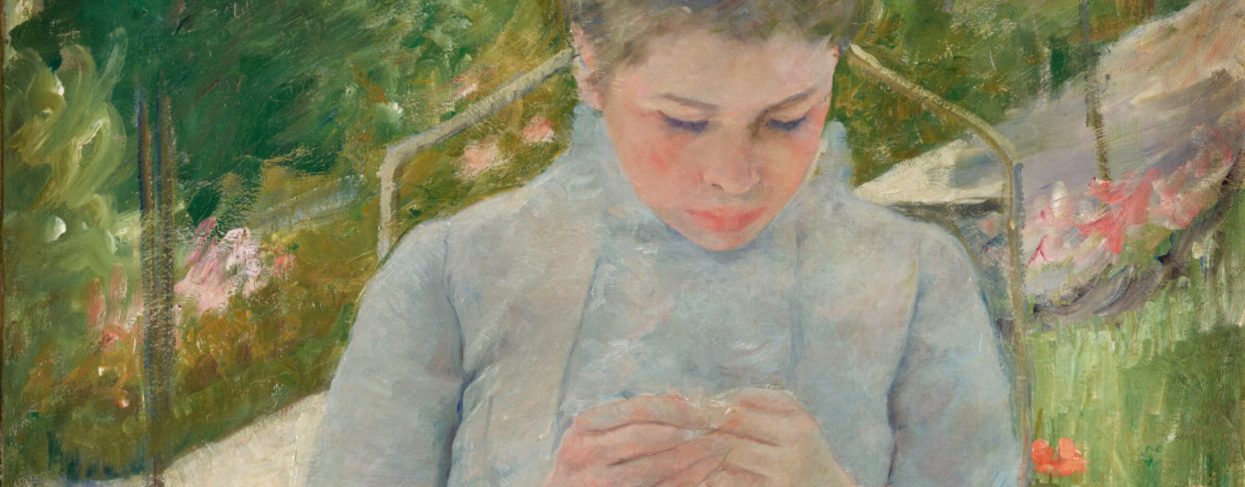 Mary Cassatt, Jeune fille au jardin -Agenda culturel